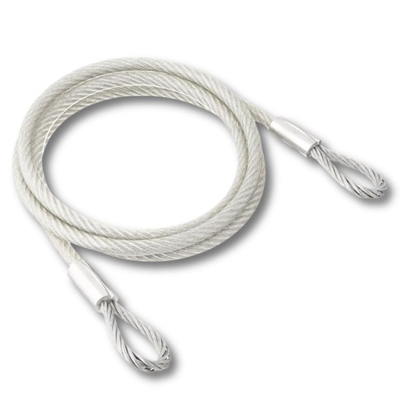 Cable de seguridad Tie Down de 2,7 m con revestimiento de vinilo de 14.850 libras de resistencia