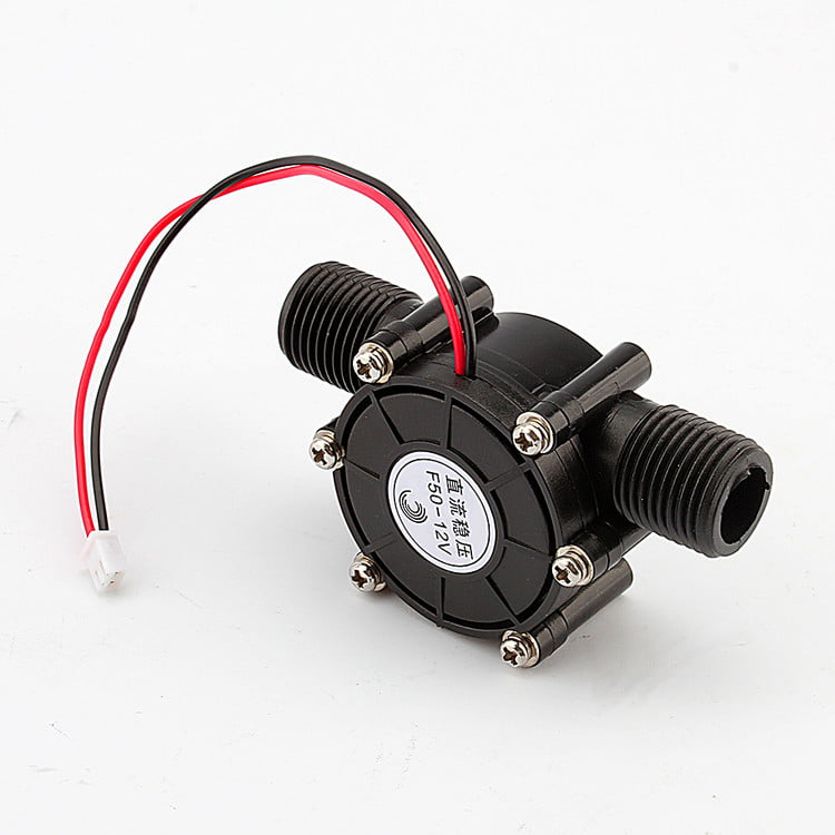 AC3-12V 3000RPM Micro Water Power Hydroelectric Generator Motor with 4pcs LED 