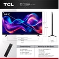 thumbnail image 2 of TCL 85" QM51L Series QD-Mini LED 4K QLED UHD HDR Smart Google TV (NEW 2026) - New Halo Control System, Local Dimming Pro, High Brightness Pro, TCL AIPQ Processor, Game Accelerator 144 - 85QM51L, 2 of 23