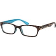 thumbnail image 2 of M Readers Women's Colleen +1.50 Rectangle Reading Glasses - Tortoise with Case, 2 of 5