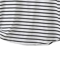 thumbnail image 2 of Plus Size Tank Tops Womens Striped Print Loose Cotton Sleeveless V Neck T-shirts Summer Basic Lounge Tees (L, Black), 2 of 6