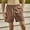 Brown, variant on YLSDY Fashion Mens Sweat Shorts Drawstring Elastic Waist Gym Workout Shorts Casual Athletic Jogger Shorts with Pockets for Running Training Khaki S