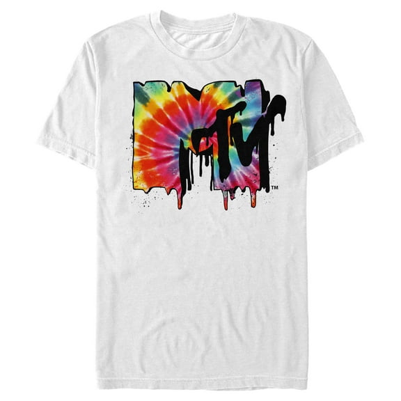 Men's MTV Melting Logo Graphic Tee White 2X Large