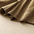 thumbnail image 7 of pstuiky Summer Dresses , Women Summer Cotton and Linen Shorts Solid Color Button Shorts with Pockets Leisure Khaki XXL, 7 of 7