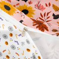thumbnail image 4 of Homewish Halloween Ghost Twin Duvet Cover,Pumpkin Fall Leaf Pattern Twin Bedding,Blush Pink Orange,Halloween Reversible,2 Pieces,1 Duvet Cover and 1 Pillowcase, 4 of 6