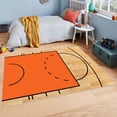 thumbnail image 1 of Realistic Basketball Court Rug, Game Room Rug, Children Play Time, Floor Court Area Rug, Sport Rug, Gift Idea Rug, 1 of 7