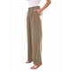 thumbnail image 3 of Pantalones de Vestir de Pierna y Cintura Alta para Mujer. Café Ligero L, 3 of 7