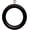 Dark Black, variant on Wooden Curtain Rings for Window and Door Decoration, Set of 24 Wood Drapery Rings with Screw Eye | Inner Dia 1.75 Inch and Outer Dia 2.5 Inch