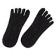 thumbnail image 4 of Calcetines Zulema de cinco dedos invisibles para hombres y mujeres negro, 4 of 8