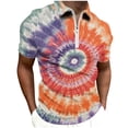 thumbnail image 2 of Mens Tunic Tops Dressy Casual 3/4 Sleeve Mens Blouses And Tops Casual Short Sleeve Tee Shirts Mens Loose Fit Mens White Tank Top Undershirt Try Before You Buy Mens Clothing, 2 of 5
