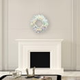 thumbnail image 6 of Vickerman 24" Sparkle White Spruce Artificial Christmas Wreath, Multi-Colored LED Lights, 6 of 6