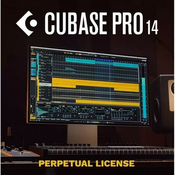 Steinberg Cubase 14 Pro: Professional Music Production Software (Download) Activation Card 1 User
