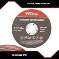 thumbnail image 4 of Hyper Tough 2-Pack Silicon Carbide Cutting & Grinding Masonry Wheel, Model 43176, 4 of 13
