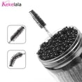 thumbnail image 4 of 50Pcs/Bottle Disposable Eyelash Extension Mascara Wand Glitter Micro Lash Brushes Spoolie With Container Case Wholesale hot pink in bottle, 4 of 6