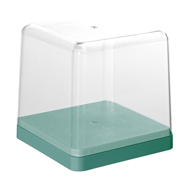 Caja de almacenamiento de exhibición de figura de acción de plástico apilable a prueba de polvo para muñeca de caja ciega verde perfke vitrina a prueba de polvo