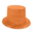 thumbnail image 2 of MESSUEN Top Hat for Women Wide Brimmed Hat Women Fedora Hat Sun Hats Mens Sun Hats Sun Hats for Women Wide Brim Sun Hat Z Orange One Size, 2 of 4