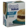 Great Value Sausage Biscuit