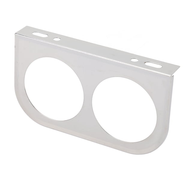 2 Hole Gauge Panel Gauge,Universal Two Hole Metal 2-1/16 Inch 52MM Universal Metal Car Meter Mount Instrument Panel