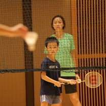 SOPOTUTU Portable Badminton Net 1 Piece - Stable Setup for Indoor Gym and Outdoor Playground Use