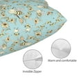 thumbnail image 3 of Sikiie Cute Honeybees Pillow Covers, Throw Pillow Case Cushion Covers,Cushion for Bedroom,Couch,Home-20"x30", 3 of 6
