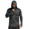 thumbnail image 2 of XINPING Sun Shirts for Men UPF 50+ Sun Protective Cropped Hooded Pullover, Summer Lightweight Breathable Loose Fit Design, UV Protection Coat, 2 of 4
