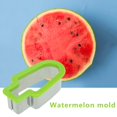 thumbnail image 3 of Hugtrwg Rebanada Sandía Moldes Paletas DIY Cortador Cubos Paleta Hielo Casero (Verde), 3 of 9