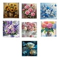 thumbnail image 2 of Flower Diamond Arts Kits for Adults, Flowers Diamond Paint-ing Kits, DIY Floral Gem Art DIY Crafts Kits for Home Wall Decor Gifts, 2 of 8