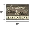 Personalized Doormat Friends & Family 2 Sizes to