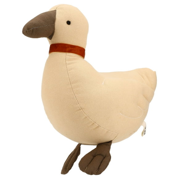 Duck Cotton Pillow Toy, Cotton Duck Doll Cute For Bedroom Brown