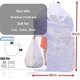 thumbnail image 3 of Laundry bags - Laundry nets - Protect laundry in the washing machine - White (2 pieces), White, 2 pieces, 3 of 5