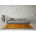 thumbnail image 3 of Ahgly Company Machine Washable Indoor Rectangle Persian Yellow Traditional Area Rugs, 3' x 5', 3 of 4