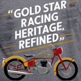 thumbnail image 3 of CafePress - Gold Star Racing Heritage Refined Men's Deluxe T Shirt - Mens Tri-blend T-Shirt, 3 of 4