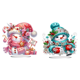 thumbnail image 1 of Kit Adornos Escritorio Con Muñeco Nieve Navideño Mesa (muñeco B), 1 of 5