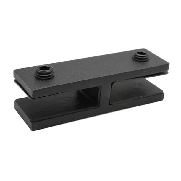 Abrazadera de vidrio de acero inoxidable multiusos, soporte resistente para estantes de vidrio. 180 grados