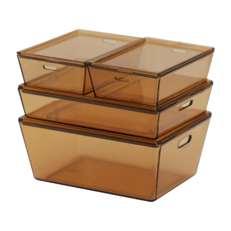 1/12 Wooden Storage Box Dollhouse Miniatures Furniture Case Model Decor 