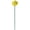 Yellow, variant on Ceramic Bee Cups for Garden, Flower-Shaped Bee Watering Station, Butterfly & Pollinators Water Feeder, No Tool Required, Outdoor Bees Bath Bowl Gardens Stakes for Lawn Yard Patio-Red