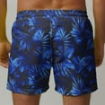 thumbnail image 5 of DIOAZUD Men's Swim Trunks Big and Tall Hawaiian Beach Shorts Drawstring Elastic Waist Swim Shorts Quick Dry Board Shorts Tropical Print Swimming Trunks Summer Surfing Shorts with Pockets, 5 of 6