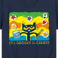thumbnail image 3 of Pete The Cat - Groovy To Create - Toddler And Youth Short Sleeve Graphic T-Shirt, 3 of 6