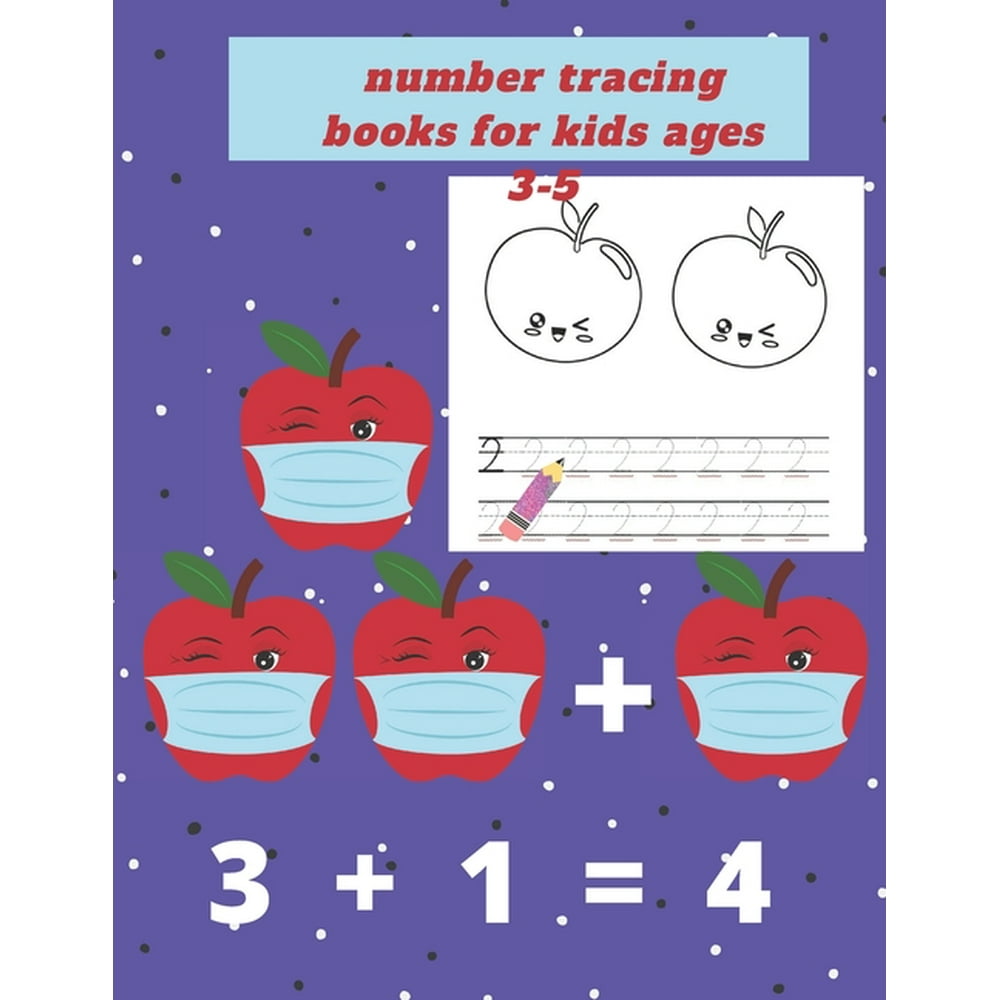 number tracing books for kids ages 3-5: Math Activity Book For Kids