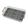 thumbnail image 1 of Rectangular Double Layer Drainage Tray Tea Tray With Elegant Design, Plastic Tea Service Tray For Parties And Coffee Table, 1 of 8