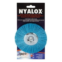 Dico Nyalox 4 In. Twisted Wheel Brush Nylon 2500 Rpm 1 Pc.