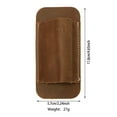 thumbnail image 2 of Leather Belt Holster Handmade Horizontal Carry Scabbard for Secure Everyday Pocket Organization, 2 of 7