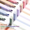thumbnail image 2 of lote De 12 Surligneurs Esthtiques, Schage Rapide, Surligneurs Faciles Tenir Avec Pointe Burin, Marqueurs Pastel, Stylos Multicolores, Papeterie Ka, 2 of 3