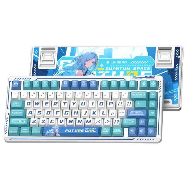 CORBOBO LINGBAO K75 Teclado Mecánico Inalámbrico RGB 75%