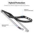 thumbnail image 3 of Funda protectora compatible con iPhone 11 Pro, armadura de marco de metal con parachoques interior suave Levamdar 2033252-2, 3 of 8