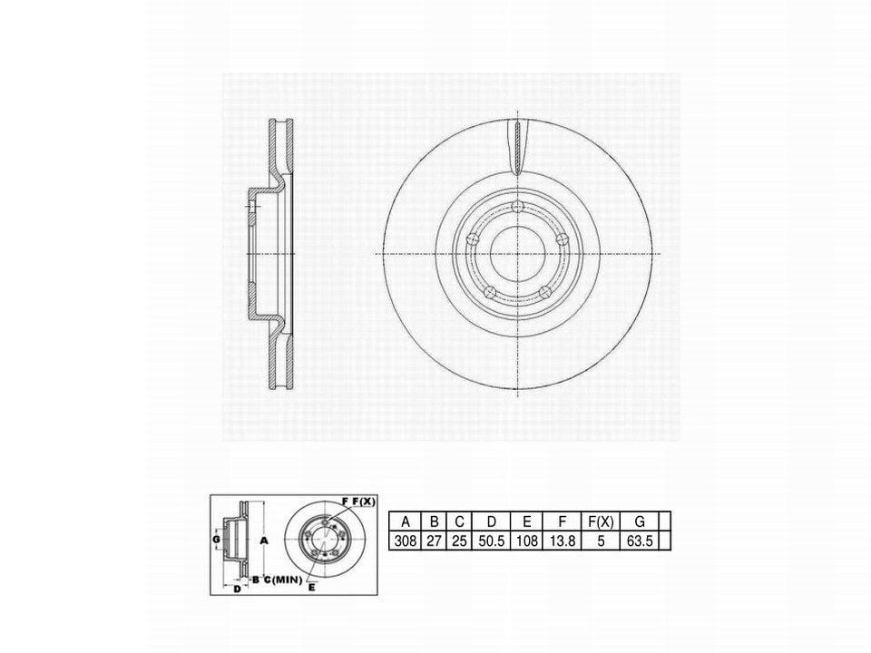 Winstop Brake Rotor, Front WS255529, Ford Escape 2022-2020
