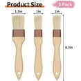 thumbnail image 2 of 3Pcs/5Pcs Pastry Brush, Natural Bristle Basting Brush, Cooking Brush, Food Brush, Butter Brush, Baster Brush, BBQ Brushes for Sauce, Kitchen Baking Brushes for Oil Butter, 2 of 7