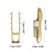 thumbnail image 4 of Cubierta de Llave Tono Dorado Unique Bargains para Coche, 4 of 6