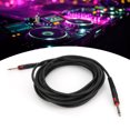 thumbnail image 4 of Guitar Instrument Cable, PVC Outer Pure Black Professional Electric Guitar Cable Injection Head  for Musical Instrument 10 Meters, 4 of 7
