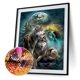 thumbnail image 5 of Cuadros Decorativos Lobo 5D DIY redondo completo taladro diamante pintura bordado Kits costura JShteea  Nuevos Originales, 5 of 5
